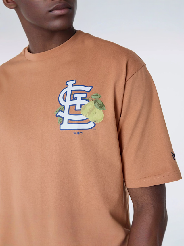 New Era, MLB Fruit Graphic Tee St. Louis Cardinals, orange, Image 3 of 5