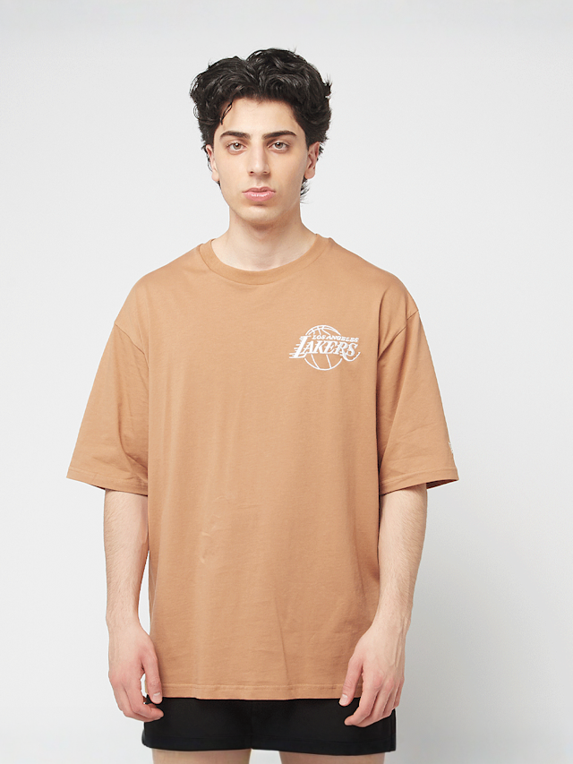 New Era, NBA League Essential Oversized Tee Los Angeles Lakers, orange, Image 1 of 4