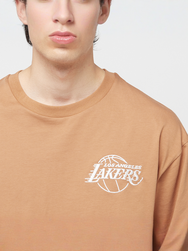 New Era, NBA League Essential Oversized Tee Los Angeles Lakers, orange, Image 3 of 4