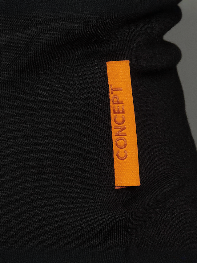 SNIPES, Snipes Varsity Raglan Tight Tee, black, Image 4 of 5