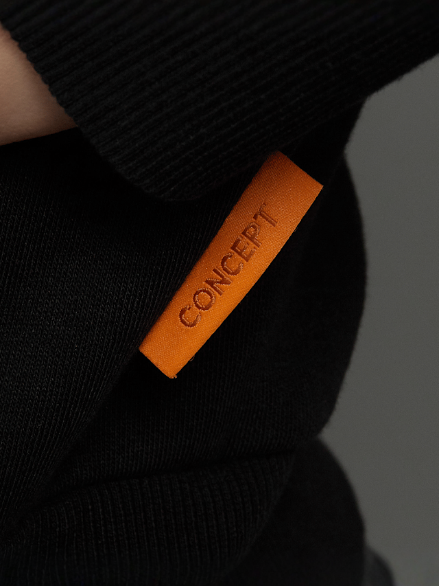 SNIPES, Snipes S Patch Oversized Hoodie, czarny, Obraz 4 z 6