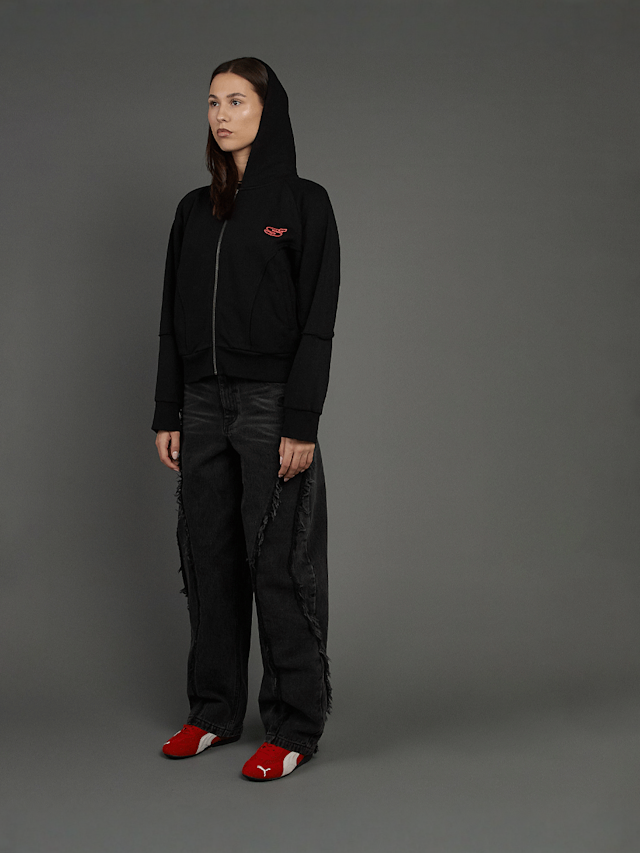 SNIPES, Snipes S Patch Oversized Hoodie, zwart, Afbeelding 6 van 6