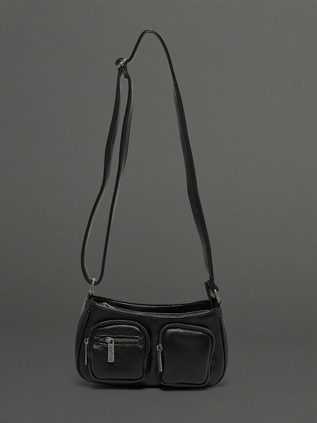 SNIPES, PU Handbag, zwart, Afbeelding 1 van 6