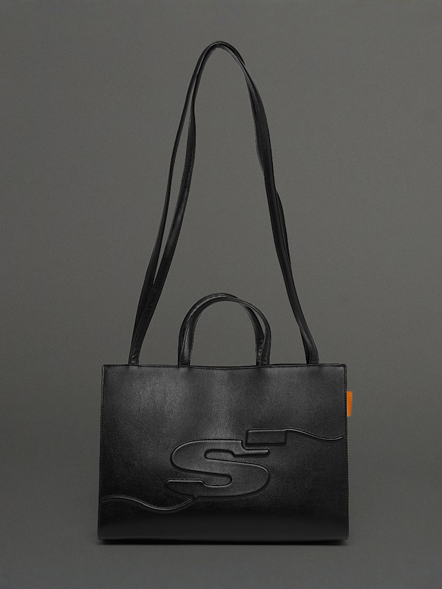 SNIPES, S Cube Shopping Bag, zwart, Afbeelding 1 van 8