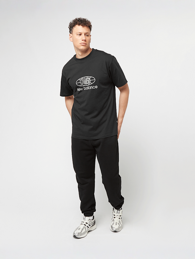 New Balance, Reflective Globe Graphic Tee, black, Image 5 of 5