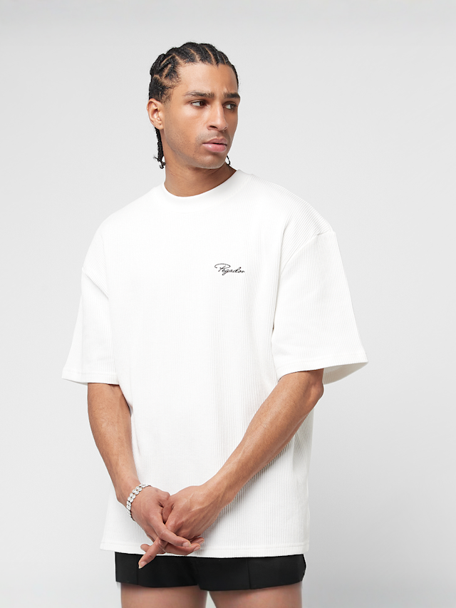 Pegador, Signar Oversized Rib Tee, white, Image 1 of 4