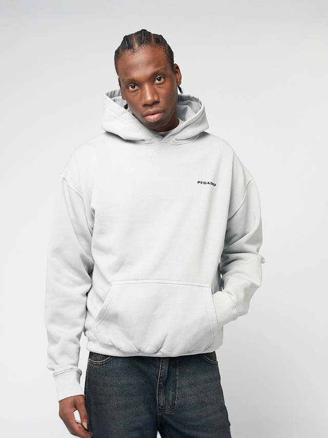 Pegador, Logo Oversized Hoodie, grey, Image 1 of 4