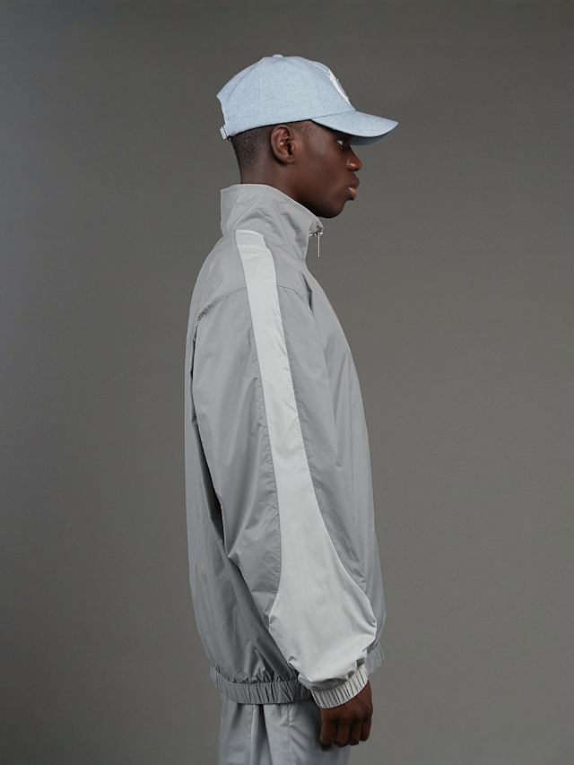 SNIPES, S Cube Two-Toned Track Jacket, grey, Image 3 of 8