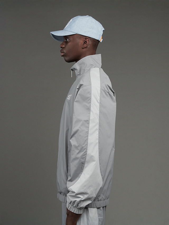 SNIPES, S Cube Two-Toned Track Jacket, szary, Obraz 4 z 8