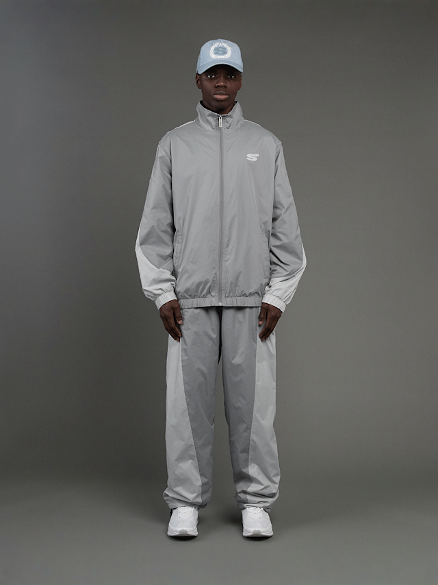 SNIPES, S Cube Two-Toned Track Jacket, grey, Image 8 of 8
