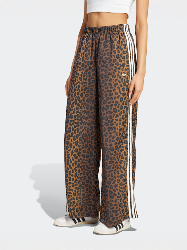 adidas Originals, Wide Leg Satin Joggers, brown, Image 1 of 5