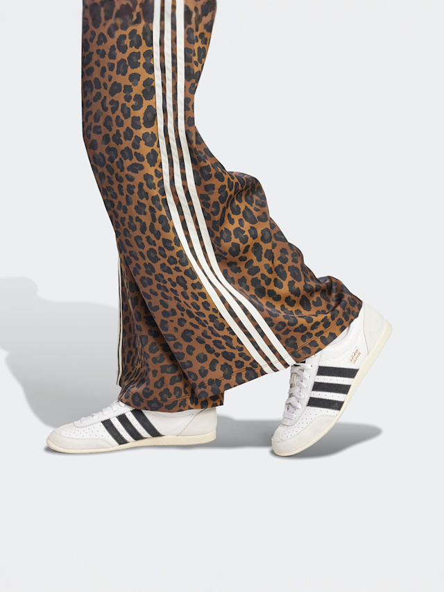 adidas Originals, Wide Leg Satin Joggers, brown, Image 4 of 5