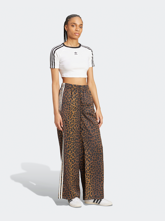 adidas Originals, Wide Leg Satin Joggers, brown, Image 5 of 5