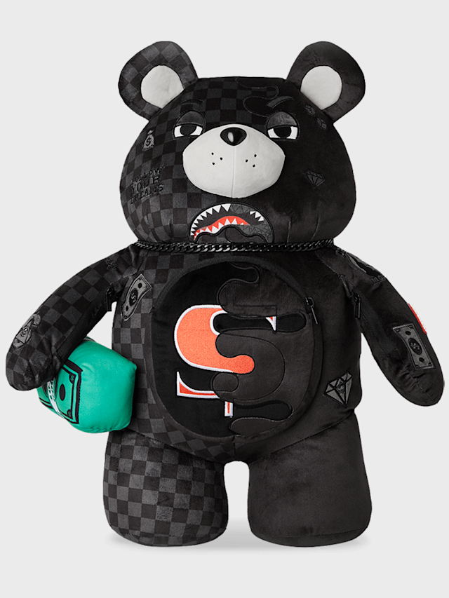 SPRAYGROUND, Speed Shark Side Swipe Moneybear Backpack, zwart, Afbeelding 1 van 7