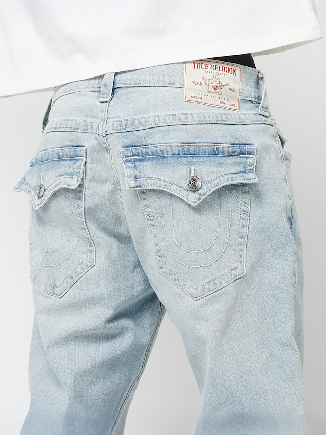 True Religion, Ricky SN Flap Straight Jeans, blue, Image 4 of 5