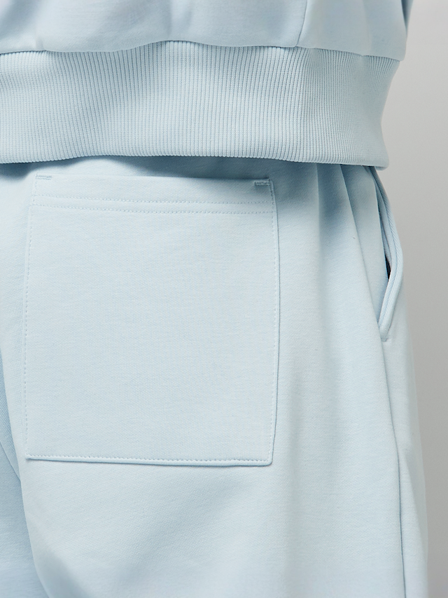 SNIPES, Small Logo Essential Oversized Sweat Pants, blue, Image 3 of 4