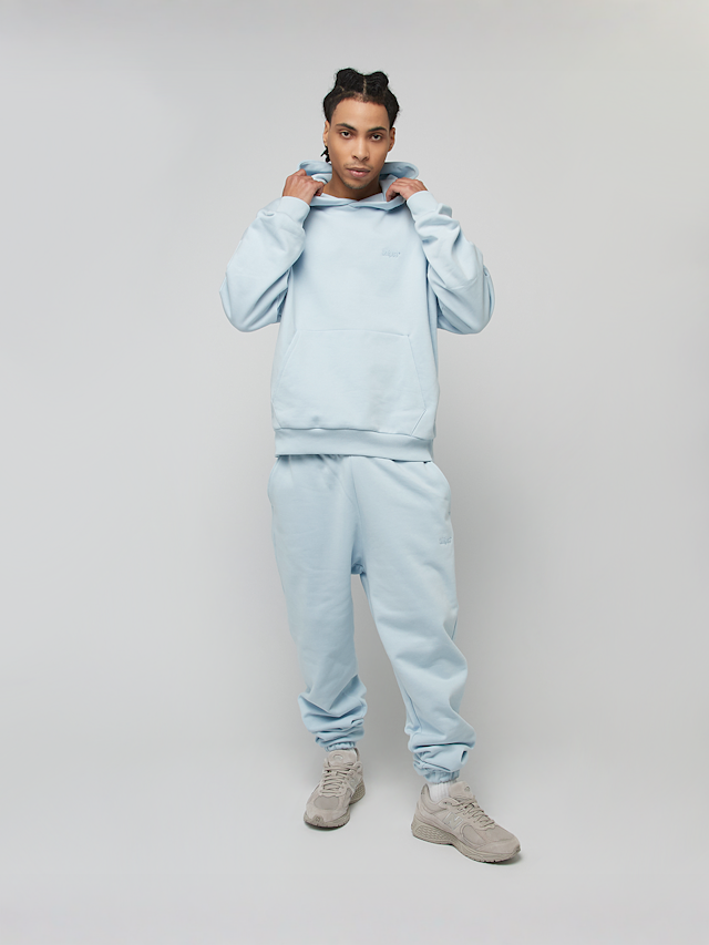 SNIPES, Small Logo Essential Oversized Sweat Pants, blue, Image 4 of 4