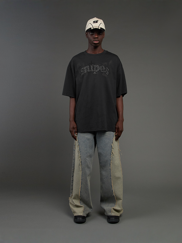 SNIPES, Snipes Studs Oversized Tee, zwart, Afbeelding 5 van 5