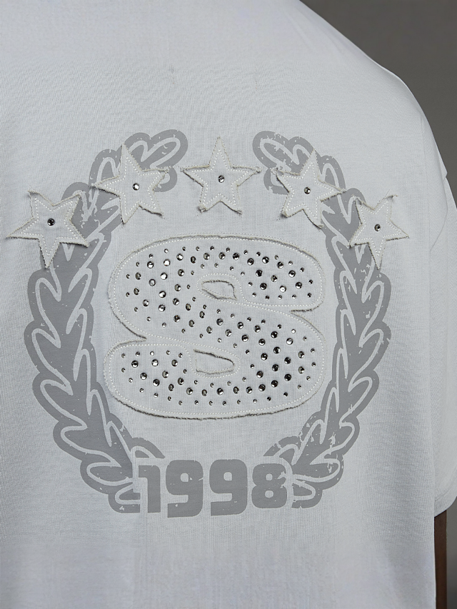 SNIPES, S Emblem Tee, grey, Image 5 of 6