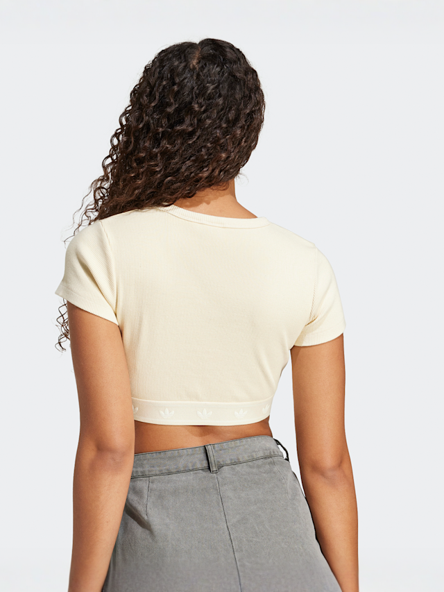 adidas Originals, Rib Top, beige, Image 2 of 5