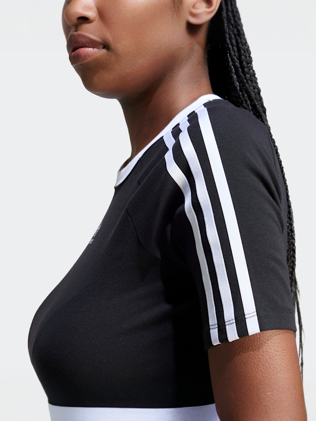 adidas Originals, 3-Streifen Baby T-Shirt, black, Image 3 of 4