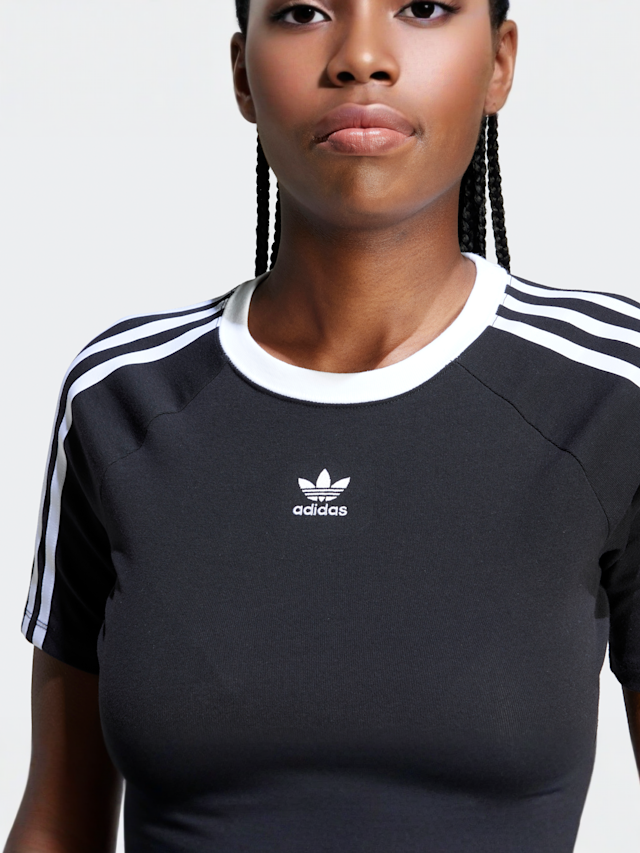 adidas Originals, 3-Streifen Baby T-Shirt, black, Image 4 of 4
