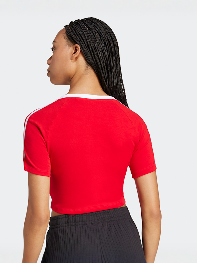 adidas Originals, 3-Stripes Baby Tee, red, Image 2 of 5