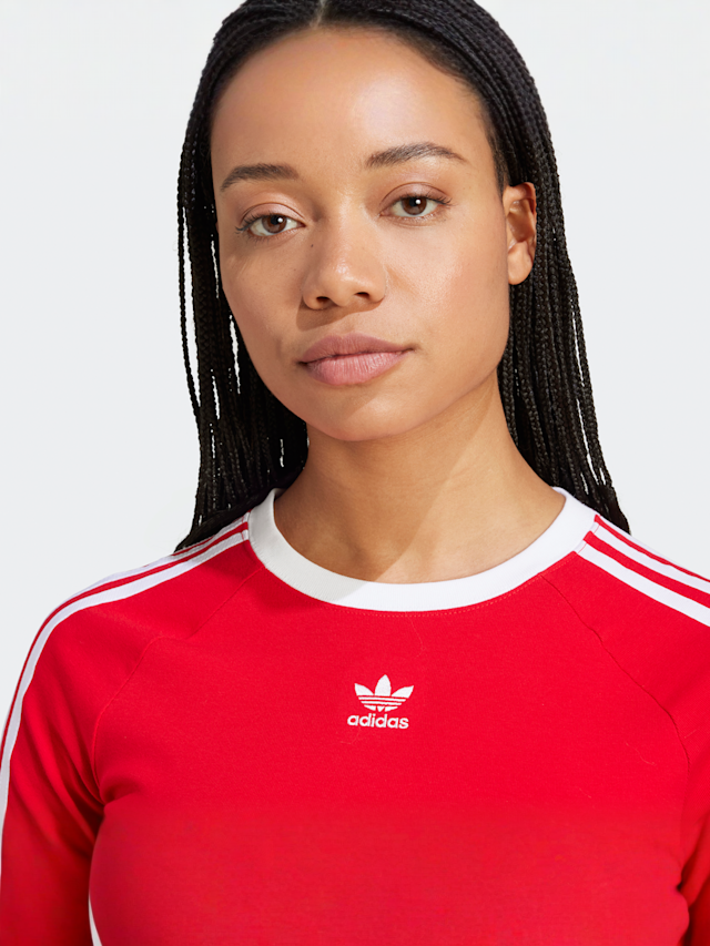 adidas Originals, 3-Stripes Baby Tee, red, Image 3 of 5