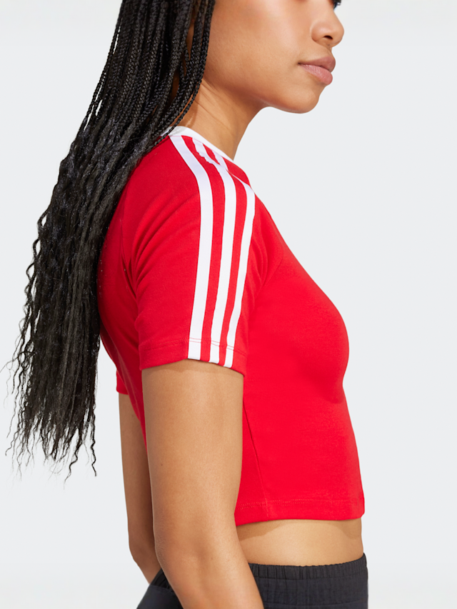 adidas Originals, 3-Stripes Baby Tee, red, Image 4 of 5