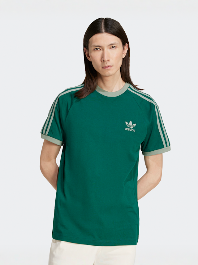 adidas Originals, 3-Stripes Tee, green, Image 1 of 5