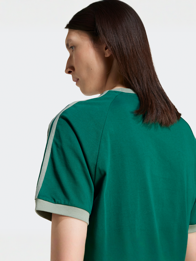 adidas Originals, 3-Stripes Tee, green, Image 4 of 5