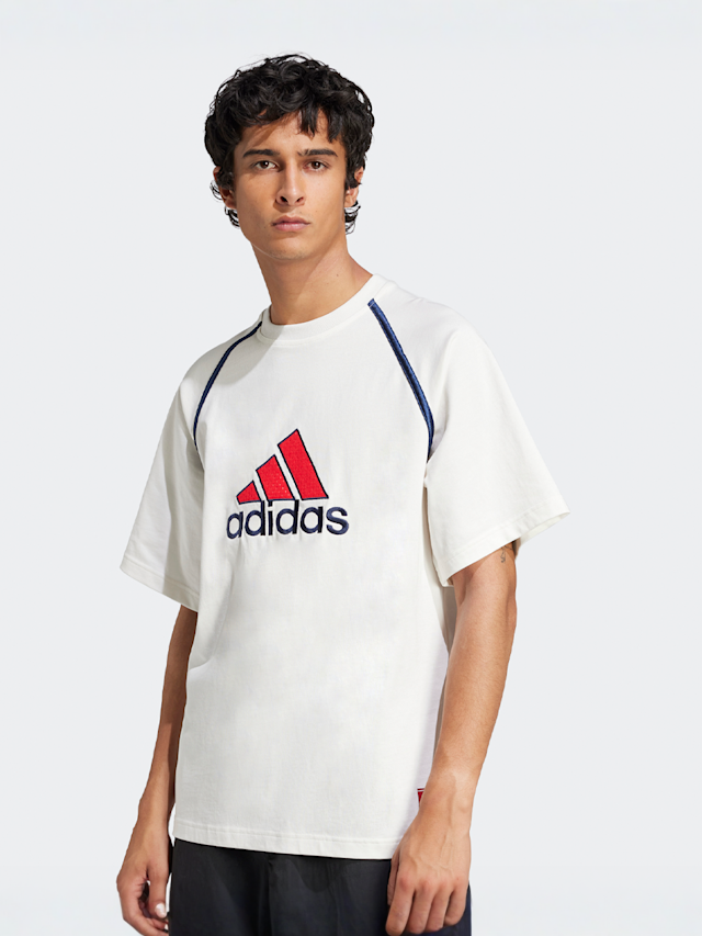 adidas Originals, Badge T-Shirt, white, Image 1 of 5