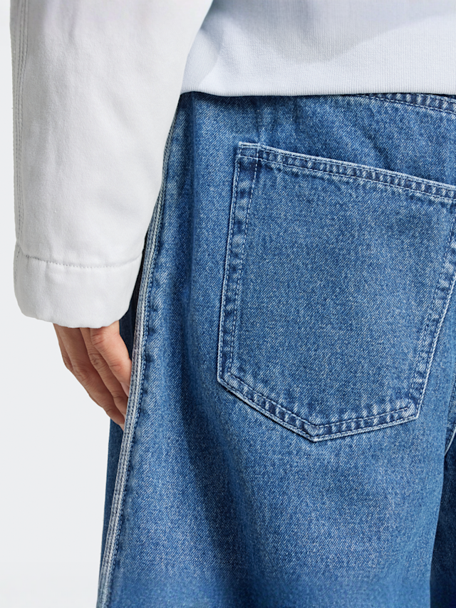 adidas Originals, adicolor Firebird Shorts, blue, Image 4 of 5