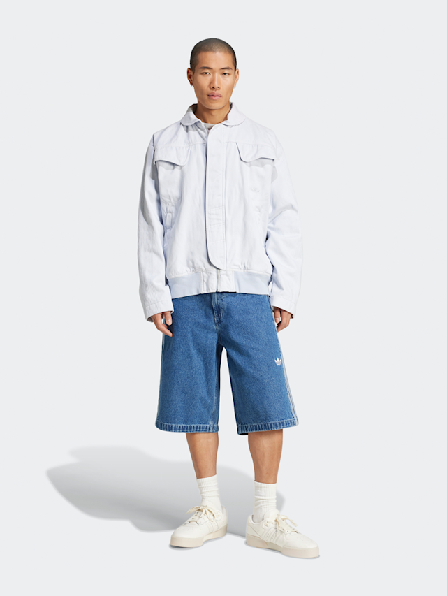 adidas Originals, adicolor Firebird Shorts, blue, Image 5 of 5