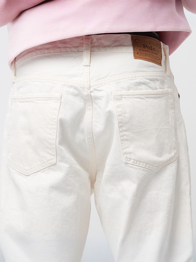 Polo Ralph Lauren, Full Length Straight Pants, white, Image 4 of 5