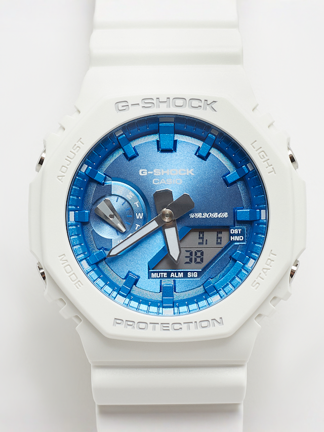 G-SHOCK, GA-2100WS-7AER, white, Image 1 of 2