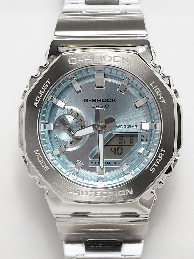 G-SHOCK, GM-2110D-2AER, silver, Image 1 of 2