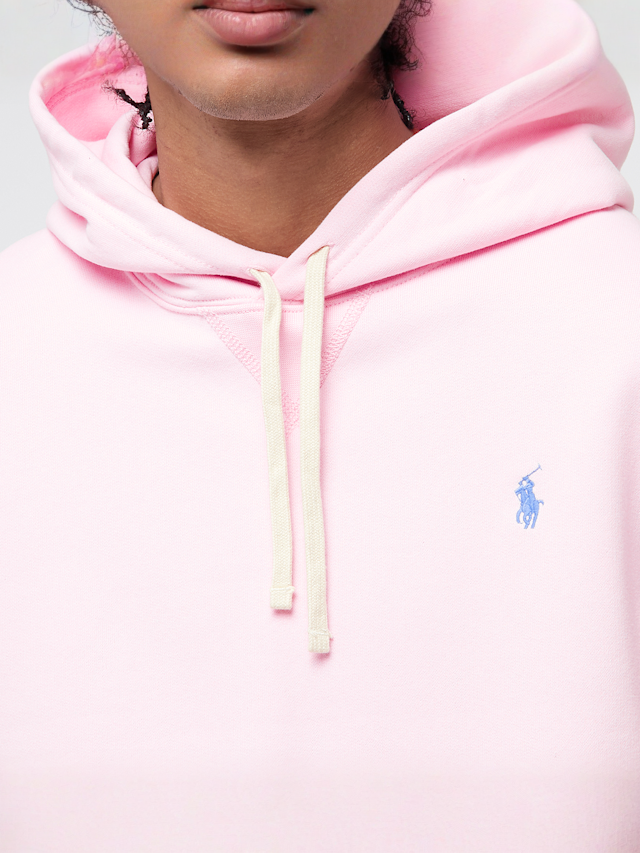Polo Ralph Lauren, Long Sleeve Knit Hoodie, light pink, Image 3 of 4