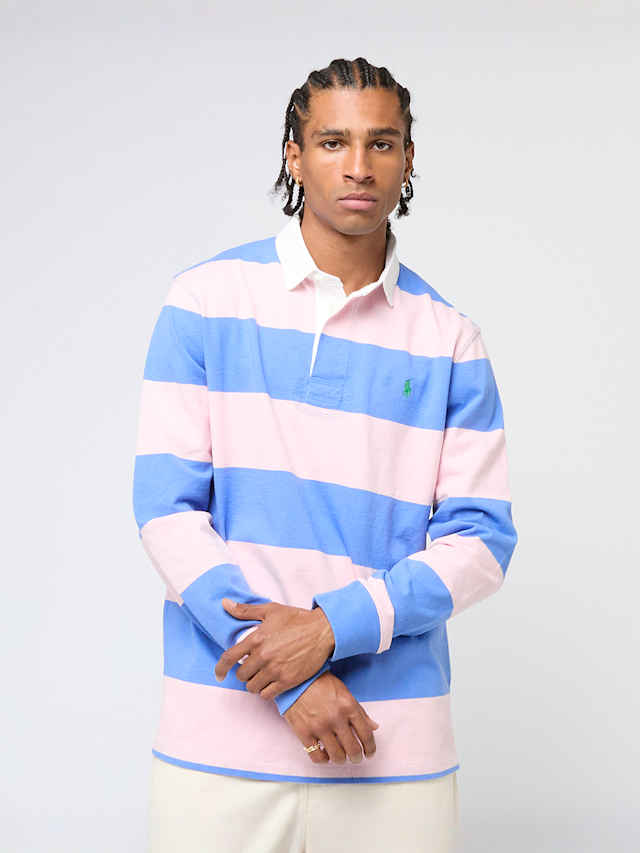 Polo Ralph Lauren, Long Sleeve Rugby Shirt, multi-colour, Image 1 of 4