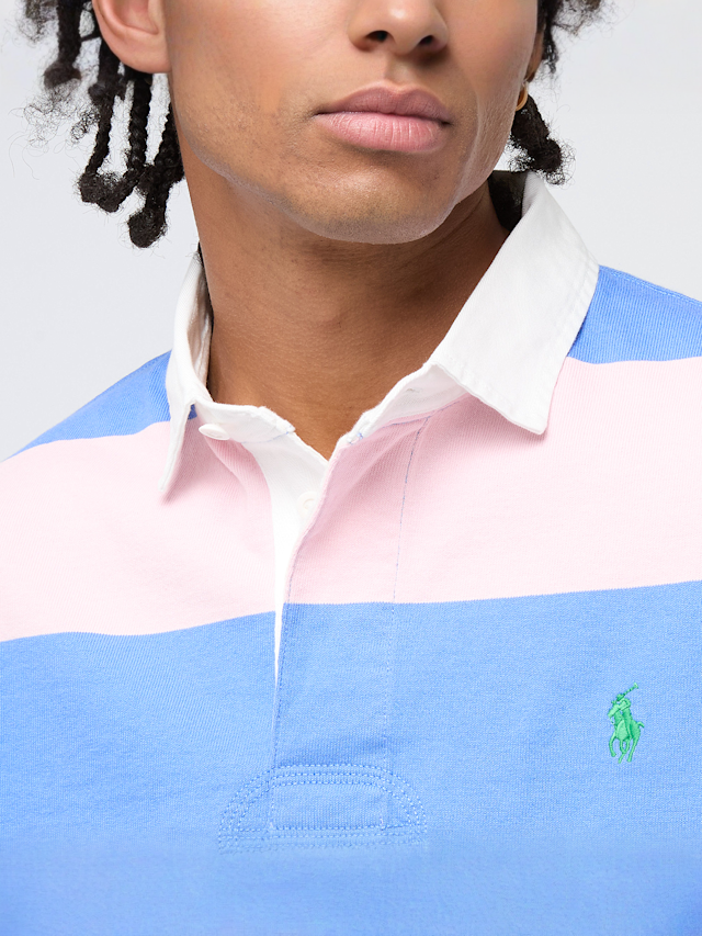 Polo Ralph Lauren, Long Sleeve Rugby Shirt, multi-colour, Image 3 of 4