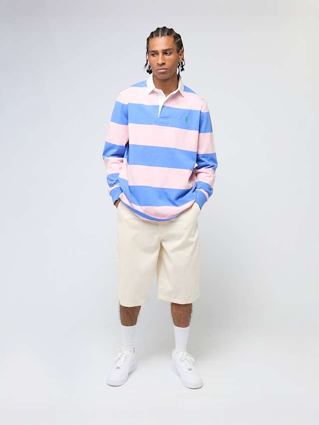 Polo Ralph Lauren, Long Sleeve Rugby Shirt, multi-colour, Image 4 of 4