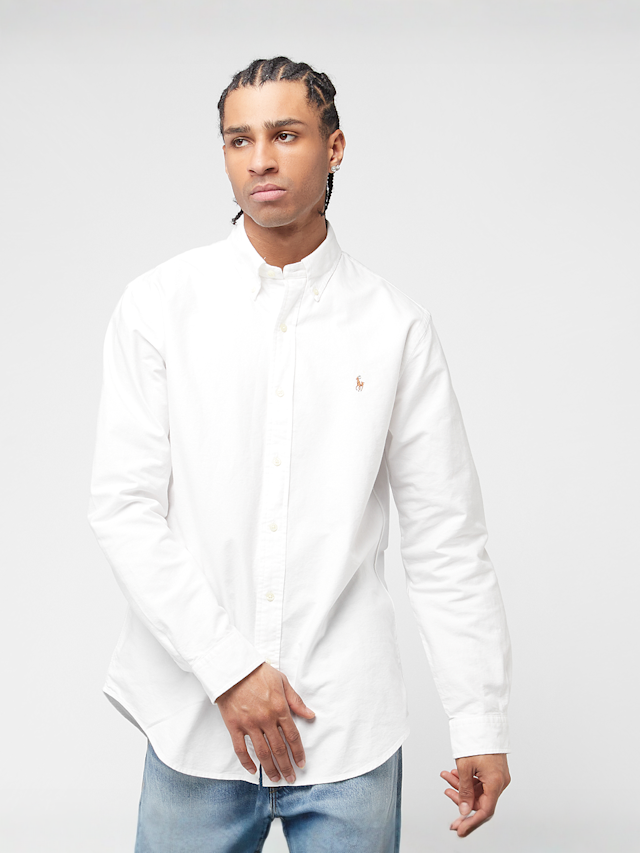 Polo Ralph Lauren, Long Sleeve Sport Shirt, biały, Obraz 1 z 4