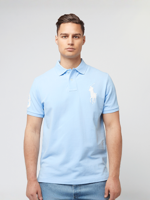 Polo Ralph Lauren, Shortsleeve Polo Shirt, blue, Image 1 of 5