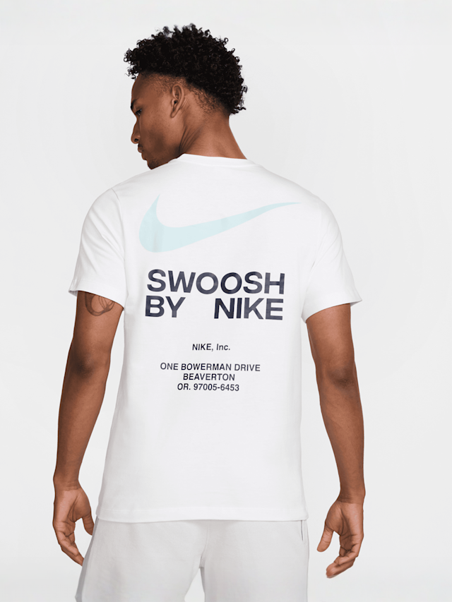 Nike, Sportswear Athletic Tee, white, Image 2 of 4