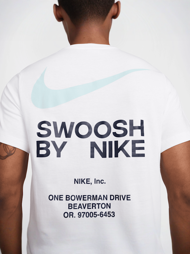 Nike, Sportswear Athletic Tee, white, Image 4 of 4