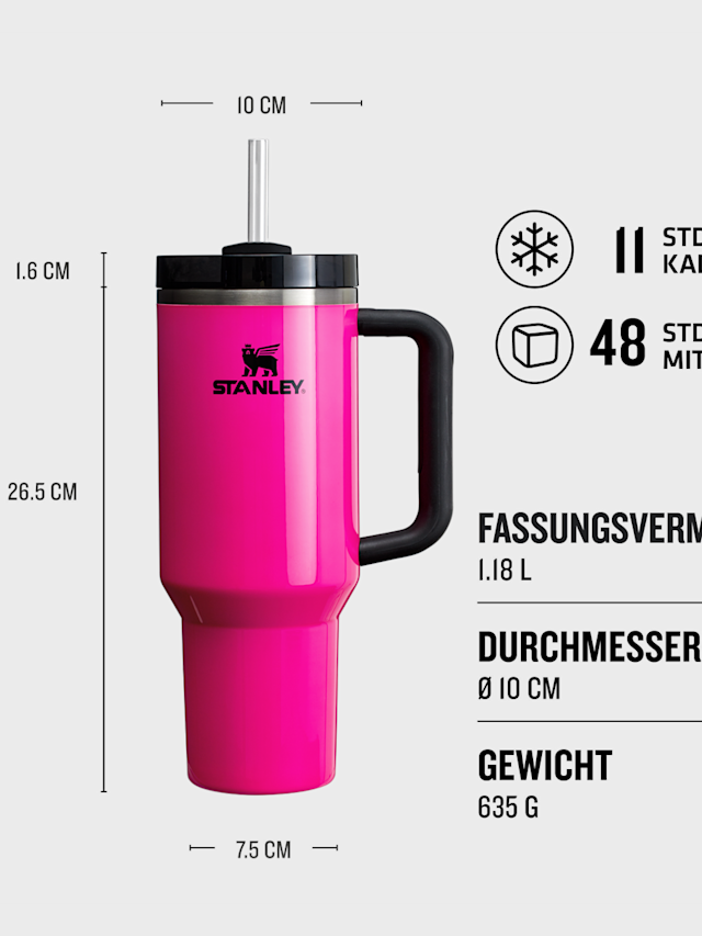 Stanley, The Quencher H2.0 Flowstate Tumbler | 1,2L, różowy, Obraz 3 z 3
