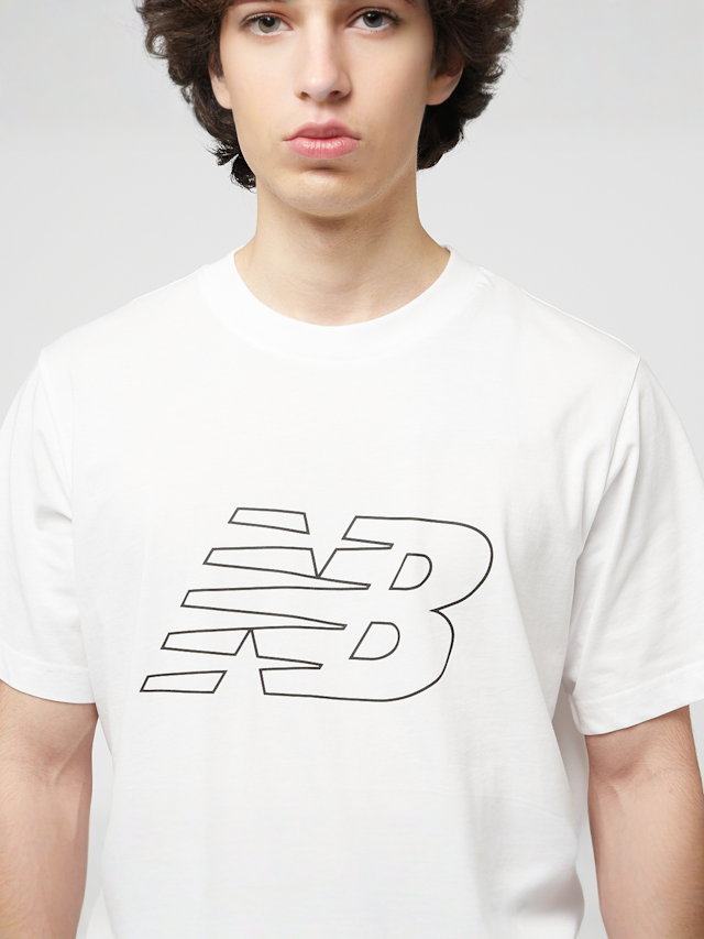 New Balance, Flying T-Shirt, white, Image 3 of 4