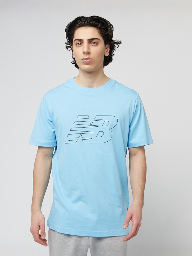 New Balance, Flying T-Shirt, blue, Image 1 of 4