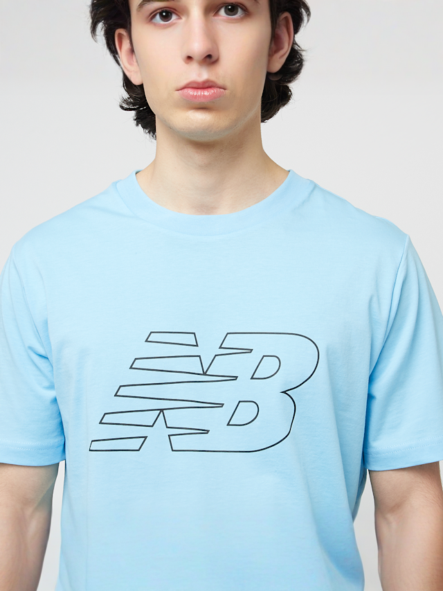 New Balance, Flying T-Shirt, blue, Image 3 of 4