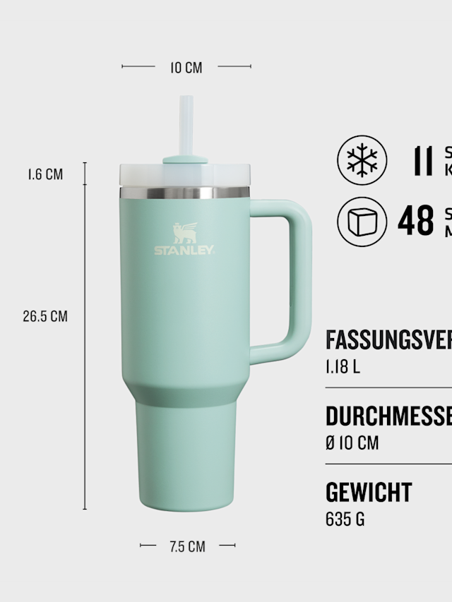 Stanley, The Quencher H2.0 Flowstate Tumbler | 1,2L, blauw, Afbeelding 3 van 3